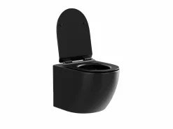 Vente-unique Pack WC flotante de cerámica mate con marco decorativo, JAVOINE