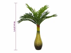 Best Palmera artificial 9 hojas 70 cm Planta Artificial