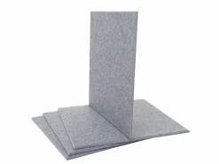 MCW Panel acústico de pared -L52 (juego de 4), Gris