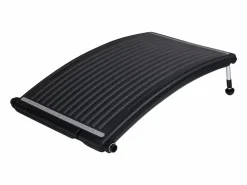 Hot Panel calefactor solar para piscina curvada 110x65 cm ES579164 Negro