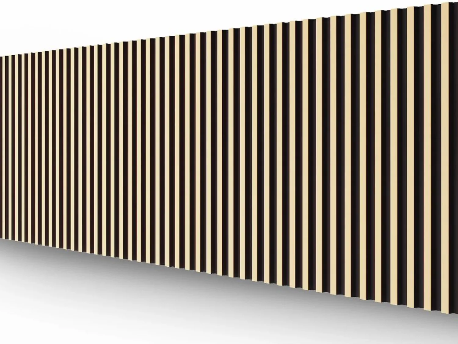New Vente-unique Panel de pared 3D, paquete de 2,83 m², negro y dorado, juego de 8 piezas, CLINTON Negro / Dorado