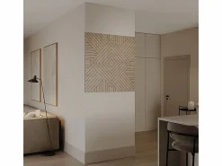 Vicco Panel de pared roble 52x0.8x52