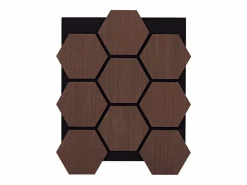 Online Panel de pared 62x76x2 cm marrón Marru00f3n