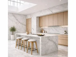 New Panel decorativo efecto mármol gres porcelánico set de 6 piezas 4,3 m2 revestimiento de pared PVC en UV 120x60 Mármol Panel De Pared