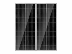 Clearance Panel Solar Monocristalino SucceBuy, 200 W, Kit de 2 Paneles y Controlador, para Acampada, Senderismo, Uso Fuera de la Red Energía Solar