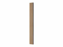 Paneles Acústicos de Listones SucceBuy de Madera, 20 x 240 cm, Decoración Mural, con un Alto Índice NRC de 0,85 y Certificación Acústica SGS, en Roble Negro Marru00f3n