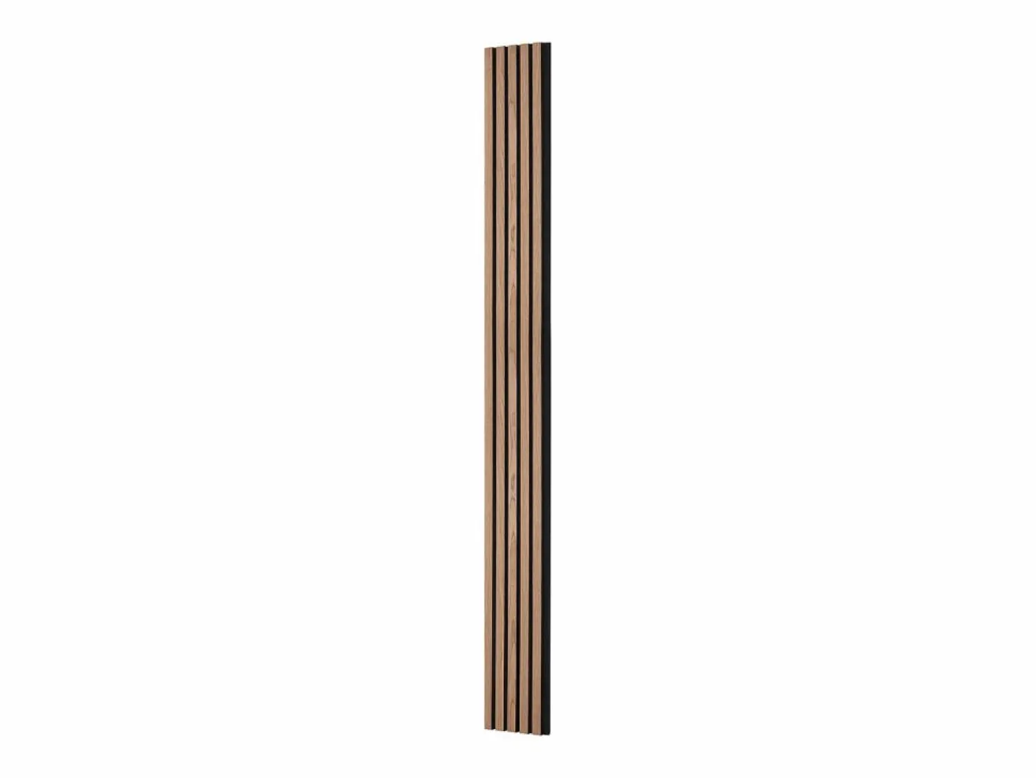 Paneles Acústicos de Listones de Madera SucceBuy, 20 x 240 cm, para Decoración de Paredes, con un Alto Índice NRC de 0,85 y Certificación Acústica SGS, Nogal