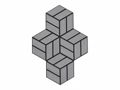 Paneles Acústicos de Pared 30x26 cm Gris Hexágono Panal Set de 16 Piezas 3D