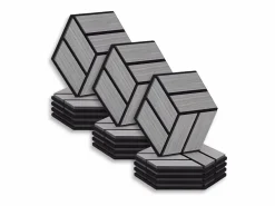 Sale Paneles acústicos 30x26 cm Gris Hexágono Panal Panel De Pared