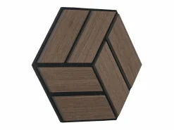 Online Paneles acústicos 30x26 cm Marrón Hexágono Panal Panel De Pared