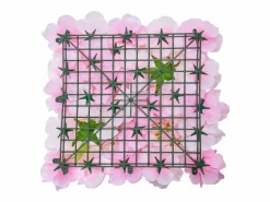 Paneles de Flores Artificiales, SucceBuy Panel de Pared Floral 3D, 12 Piezas de 38 × 38 cm, Tapete Floral Artificial para Bodas, Privacidad