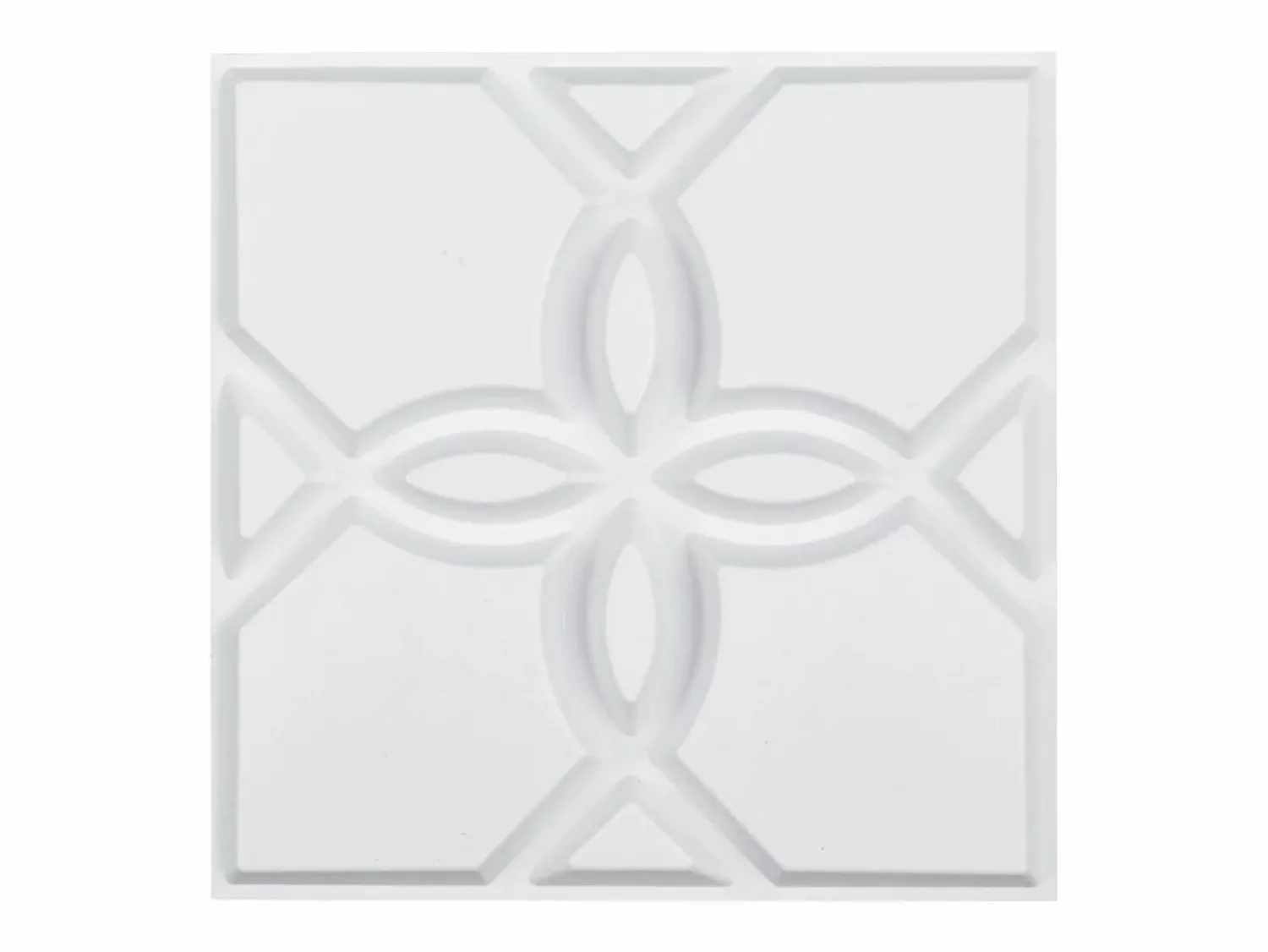 Discount Paneles de Pared 3D SucceBuy, Pack de 33, 30 x 30 cm, PVC con Motivo Floral, , Cobertura de 3 m² Panel De Pared