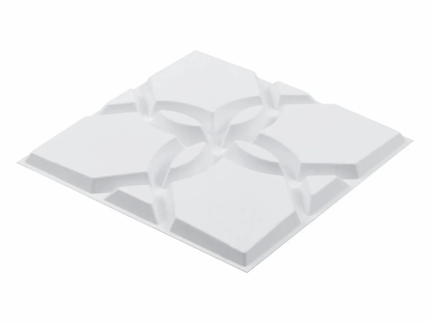 Discount Paneles de Pared 3D SucceBuy, Pack de 33, 30 x 30 cm, PVC con Motivo Floral, , Cobertura de 3 m² Panel De Pared