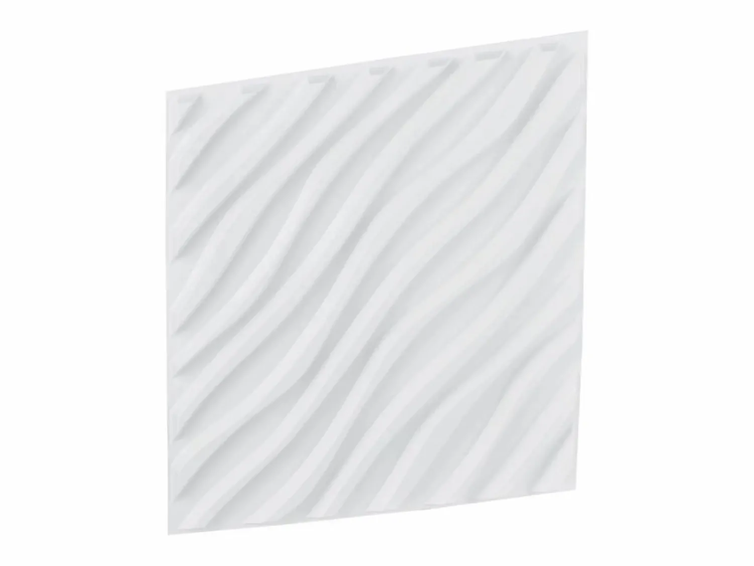 Outlet Paneles de Pared 3D SucceBuy, Pack de 12, 50 x 50 cm, PVC Ondulado, Cobertura de 3 m², Mate Panel De Pared