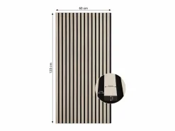 Clearance Paneles de pared 60x120 cm Gris Negro / Gris