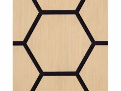 Outlet Paneles de pared 62x76 cm Hexágono natural Panel De Pared