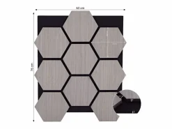 Paneles de pared 62x76x2 cm