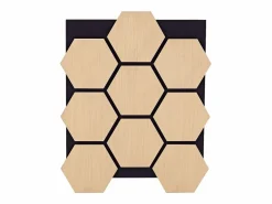 New Paneles de pared 62x76x2 cm natural Panel De Pared
