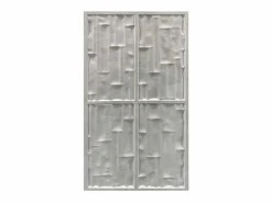 Paneles decorativos efecto piedra ladrillo 3D, juego de 12 unidades, 8,6 m², revestimiento de pared de PU, 120 x 60 x 2,5, color pizarra