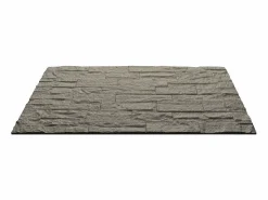 Paneles decorativos efecto piedra ladrillo 3D, juego de 12 unidades, 8,6 m², revestimiento de pared de PU, 120 x 60 x 2,5 Greige Tortora