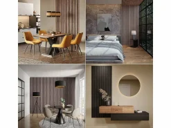 Vicco Paneles murales 120x1.8x40 akustikpaneel Negro