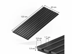 Online Paneles murales 120x1.8x40 akustikpaneel Panel De Pared