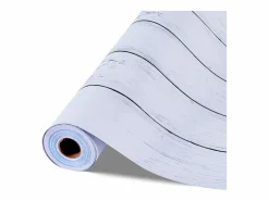 Outlet Papel Pintado Adhesivo de Pared SucceBuy, 45 cm x 12 m, Rollo Papel Pintado Autoadhesivo en Vinilo, Motivo Textura Madera Blanca, para Revestimiento de Pared Papel Pintado|Papel Pintado
