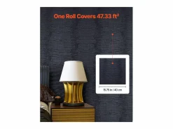 Best Papel Pintado Adhesivo de Pared SucceBuy, 40 cm x 10 m, Rollo Papel Pintado Autoadhesivo Vinilo, Motivo Textura Agrietada Negra, para Revestimiento de Pared Negro