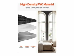 Best Papel Pintado Adhesivo de Pared SucceBuy, 40 cm x 10 m, Rollo Papel Pintado Autoadhesivo Vinilo, Motivo Textura Agrietada Negra, para Revestimiento de Pared Negro