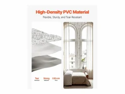 Clearance Papel Pintado Adhesivo de Pared SucceBuy, 45 cm x 10 m, Rollo Papel Pintado Autoadhesivo Vinilo, Motif Floral Botánico , Impermeable Blanco
