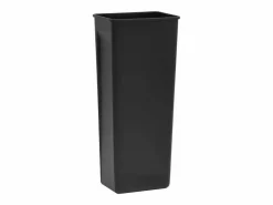 Clearance Helloshop26 Papelera de pedal antihuellas de acero inoxidable de 30 litros color 02_0006099 Negro