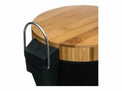 Sale Five Papelera metálica 3L 3L Negro