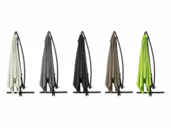 Discount Parasol de Jardín Lateral "Ilios 3" – Cuadrado – 3 x 3 m -Bases incluidas Sombrilla