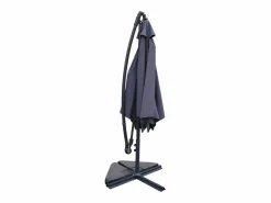 New Concept-Usine Parasol excéntrico Ø 300 cm PORTICCIO Gris