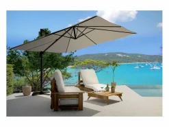 Best Parasol excéntrico 3x4 m CESARE Sombrilla