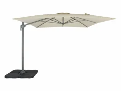 Discount Sweeek Parasol 3x4m rectangular desplazado crudo Crema