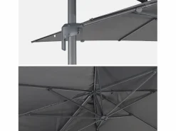Clearance Parasol 3x4m rectangular desplazado Sombrilla