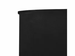 Clearance Paravientos de playa de 9 paneles tela 1200x80 cm ES630220 Negro