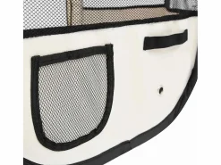 New Parque de perros plegable y bolsa transporte 125x125x61cm Seguridad Para Mascotas