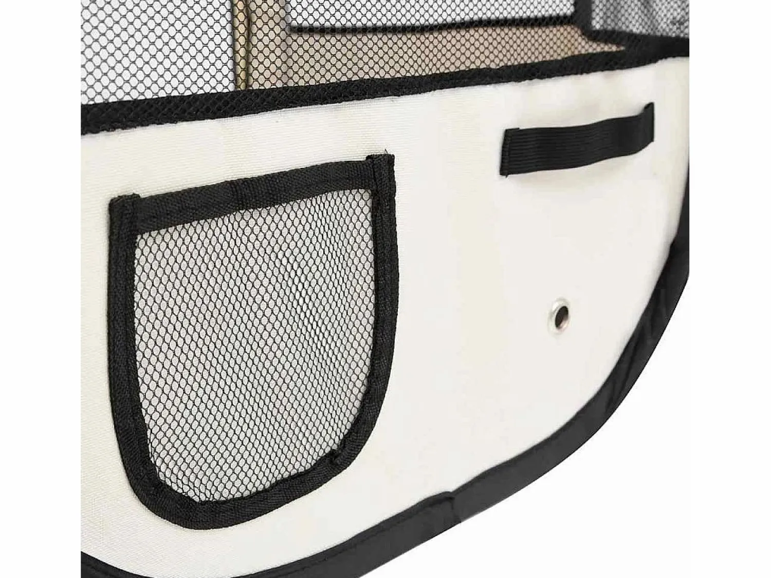 Hot Clicnbuy Parque de perros plegable y bolsa transporte 110x110x58cm Azul
