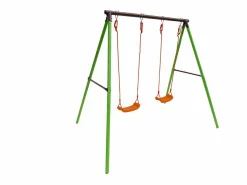 Discount Parque infantil de acero Polo - 2 soportes - 1.95m Columpio