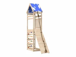 Parque infantil de exterior de madera maciza de pino ES511962