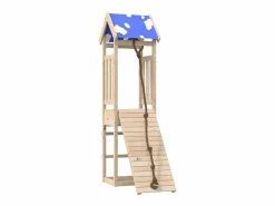 Parque infantil de exterior de madera maciza de pino ES910204
