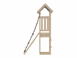 Parque infantil de exterior de madera maciza de pino ES910204