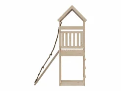 Parque infantil de exterior de madera maciza de pino ES889713 Columpio