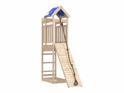Parque infantil de exterior de madera maciza de pino ES107275