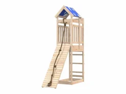 Parque infantil de exterior de madera maciza de pino ES107275