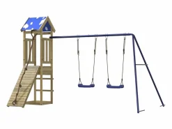 Parque infantil de exterior madera de pino impregnada ES748175