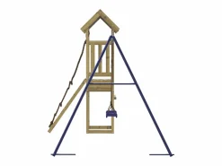 Online Parque infantil de exterior madera de pino impregnada ES173904 Marru00f3n