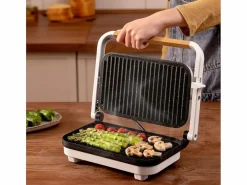 Online Parrilla eléctrica Cecotec Rock'nGrill 1200 Wood 1300W piedra RockStone blanco Negro